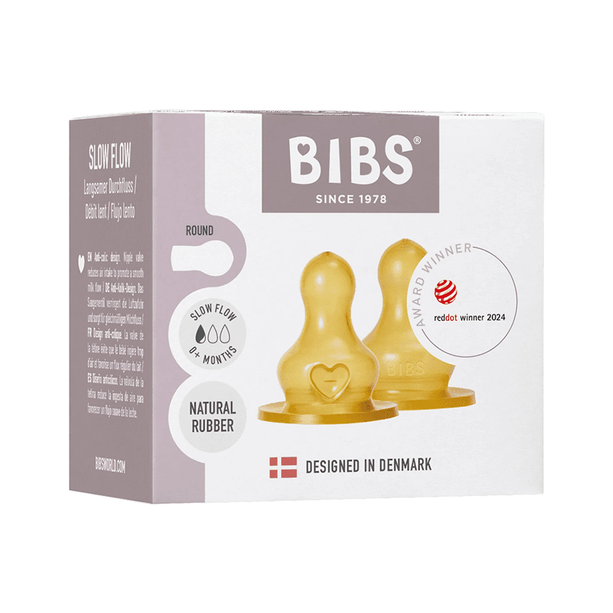 BIBS Baby Bottle kaučukové cumlíky stredný prietok