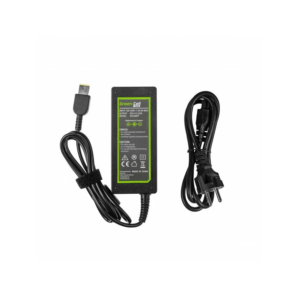 Green Cell AD38AP PRO nabíjačka pre Lenovo B50 G50 G50-30 G50-45 G50-70 G50-820V 3.25A 65W 20V