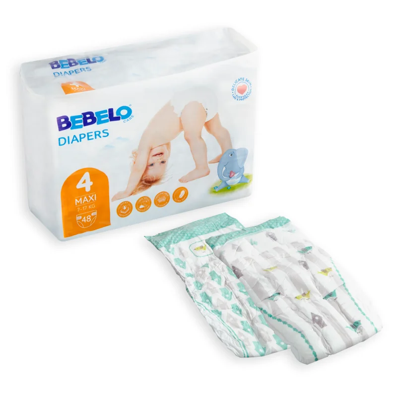 BEBELO CARE Plienky 4 Maxi 1×48 ks, plienky