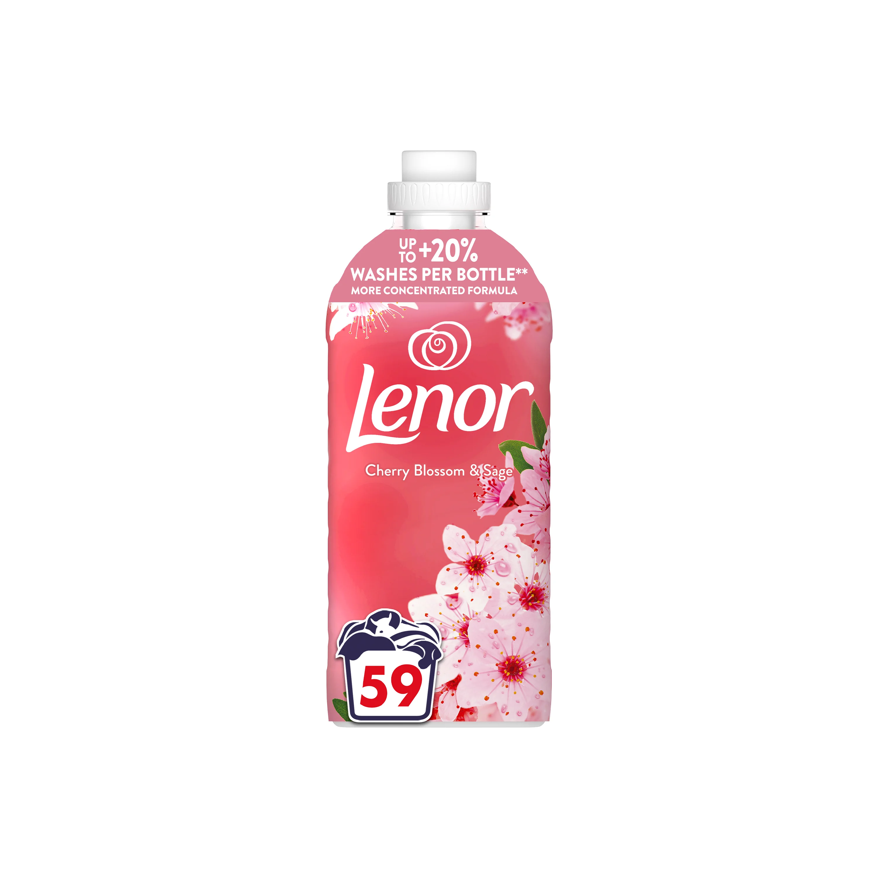 Lenor Cherry Blossom & Sage aviváž, 59 praní 1239 ml