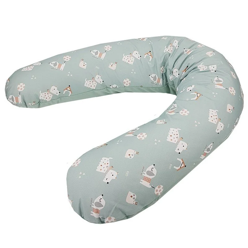 Vankúš na dojčenie Dogs Mint 180 cm