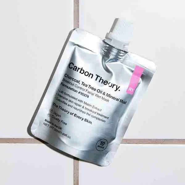 Carbon Theory, Mineral Mud Mask 50 ml, maska na tvár