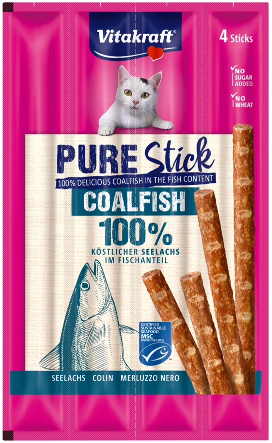 Vitakraft Pure Stick treska 4×5 g