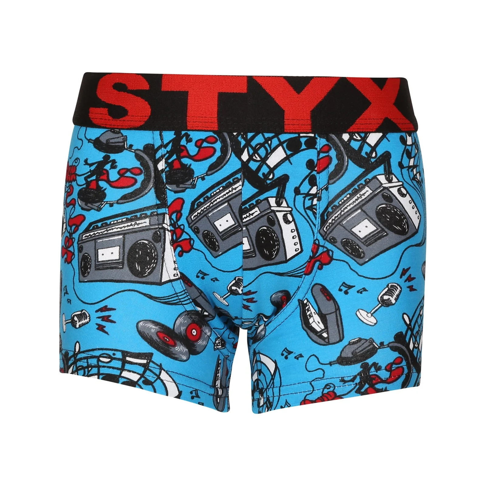 Detské boxerky art športová guma hudba (GJ1558) 6-8 rokov
