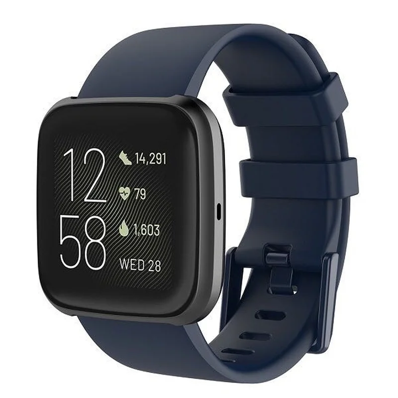 BStrap Silicone (Large) remienok na Fitbit Versa / Versa 2 dark blue