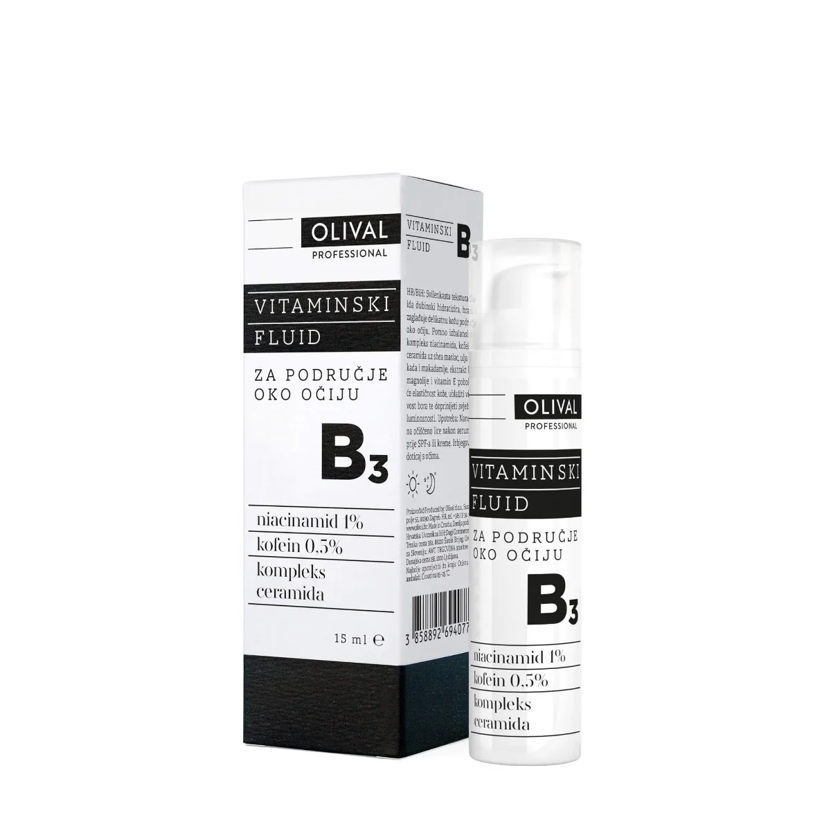 Olival Vitamínový očný fluid B3 Professional 1×1 ks, očný fluid