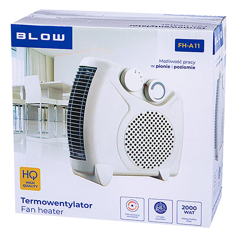 Ohrievač s ventilátorom BLOW FH-A11 (FK1S) 2000W 