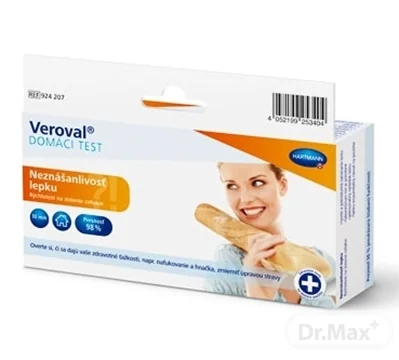 Veroval NEZNÁŠANLIVOSŤ LEPKU 1×1 ks, domáci test