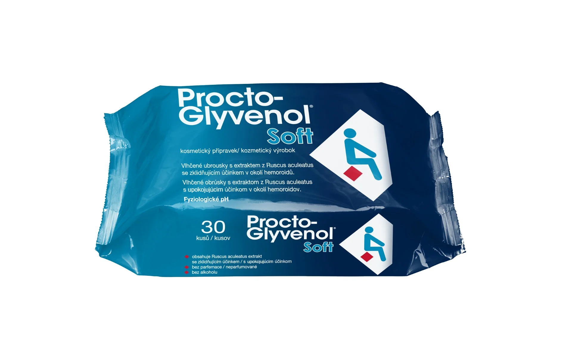 Procto-Glyvenol Soft 1×30 ks, vlhčené obrúsky