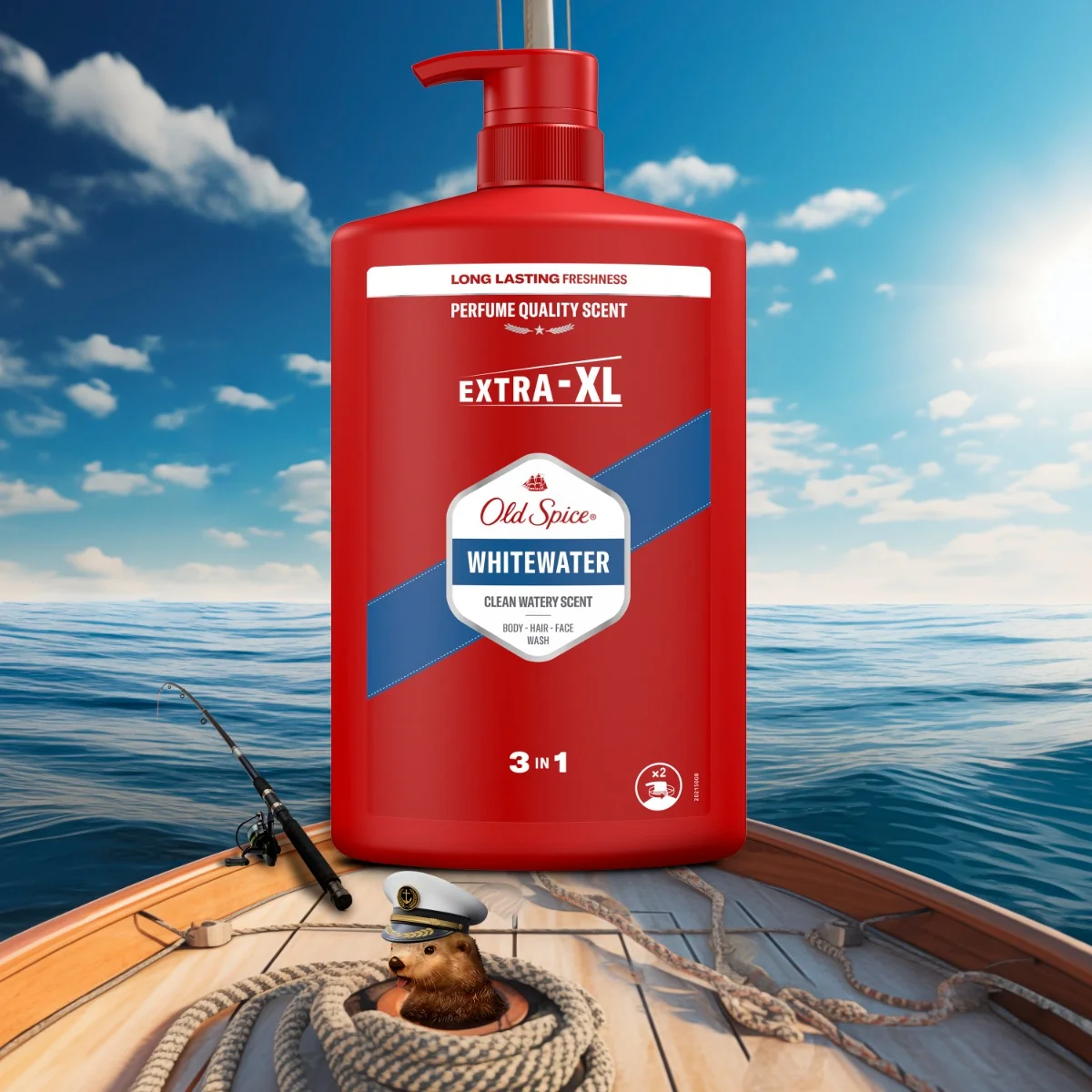 Old Spice SG 1l Whitewater 1×1000 ml, pánsky šampón a sprchový gél