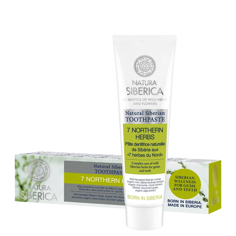 Natura Siberica Prírodná sibírska zubná pasta "7 Severských bylín" 1×100 g, zubná pasta