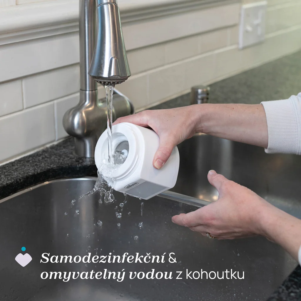 CHICCO Ohrievač a sterilizátor dojčenských fliaš Portable 1x1 ks