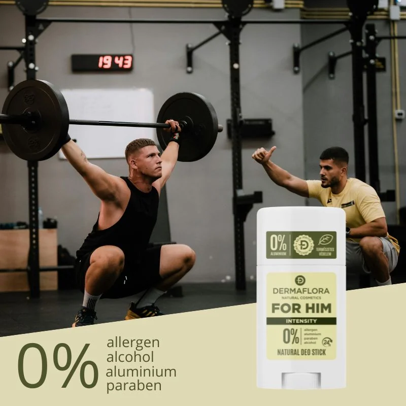 DERMAFLORA FOR HIM tuhý deodorant INTENSITY 3ks