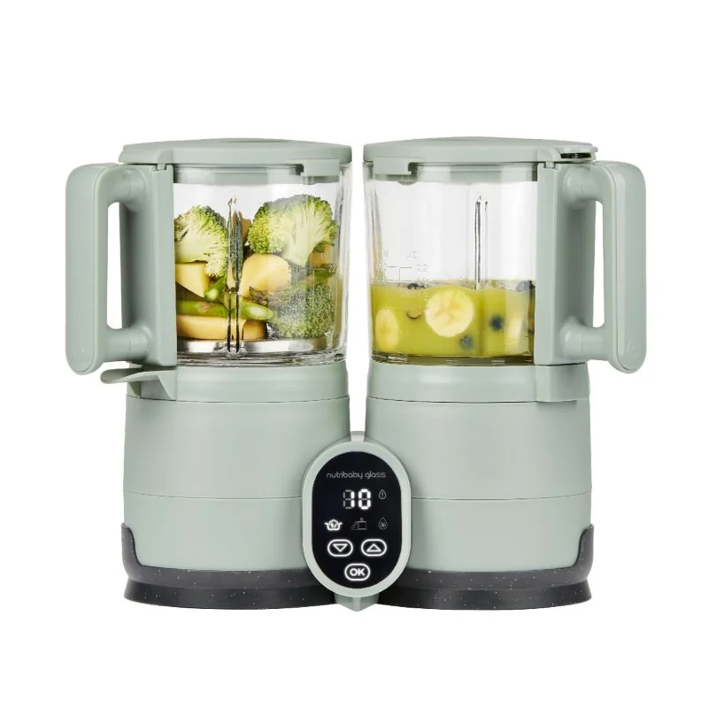 Babymoov multifunkčný prístroj Nutribaby Glass Celadon Green