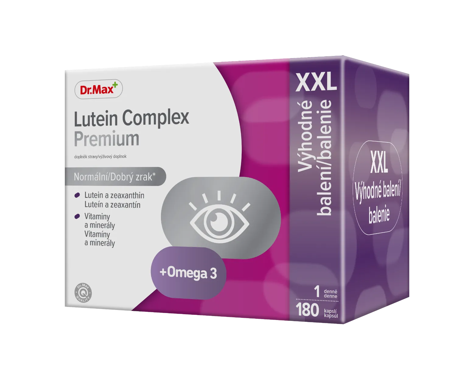 Dr. Max Lutein Complex Premium XXL 1×180 cps, výživový doplnok