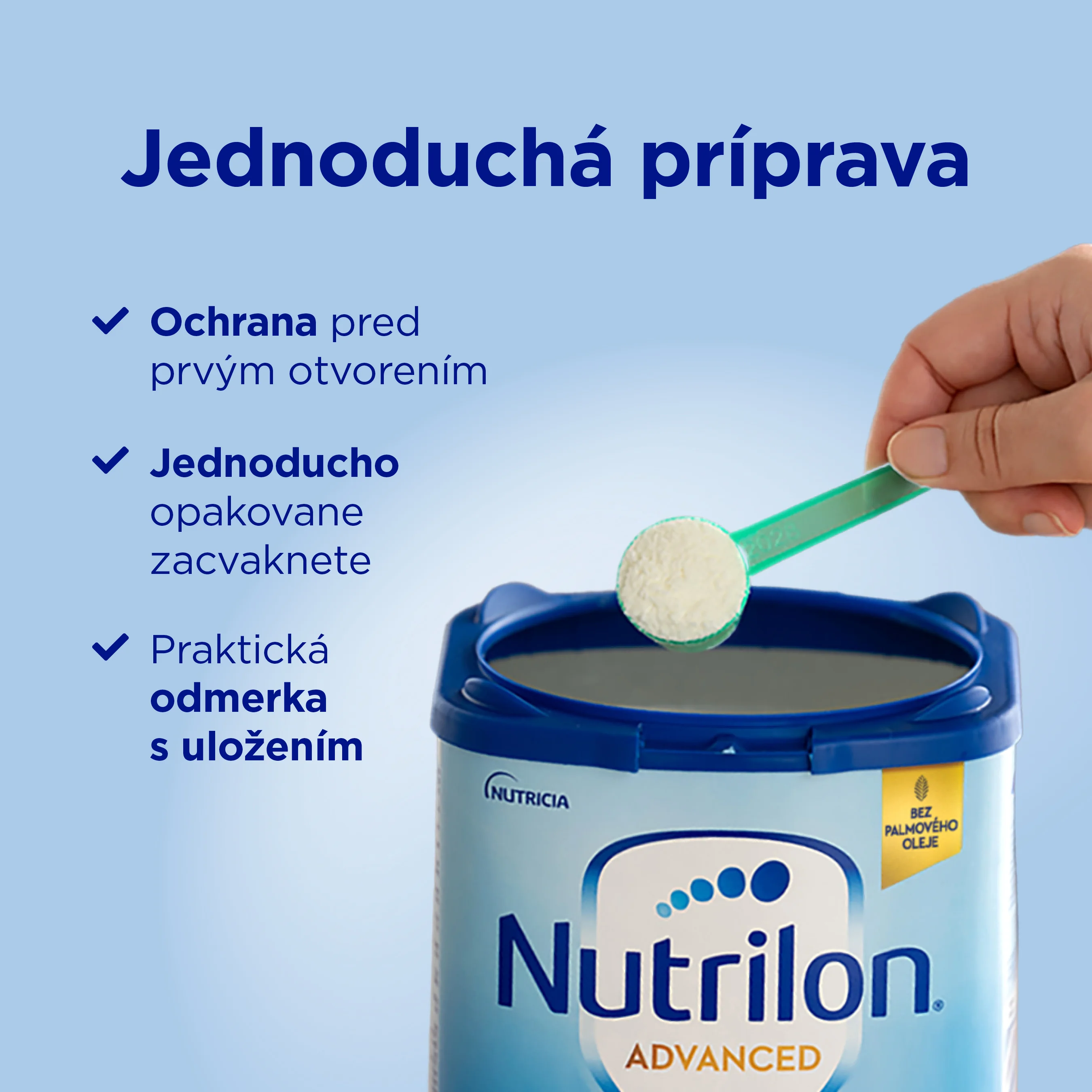 Nutrilon Advanced 3 Vanilka 1×800 g, dojčenská mliečna výživa