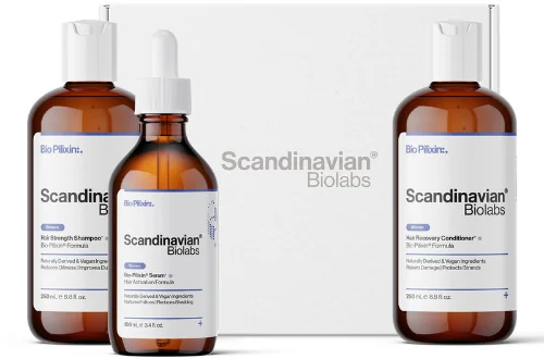 Hair Growth Routine pre ženy - šampón, kondicionér, sérum 1×1 set, balenie vlasovej kozmetiky pre ženy