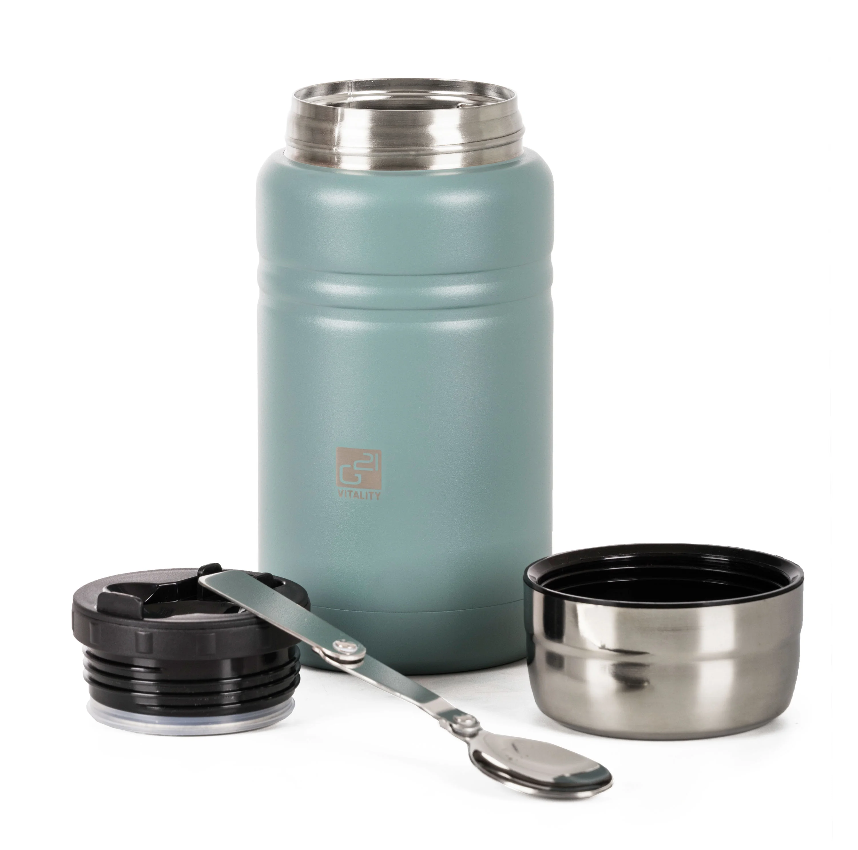 Termoska na jedlo G21 750 ml – eukalyptovo zelená G21-TMNJ-750_ZE