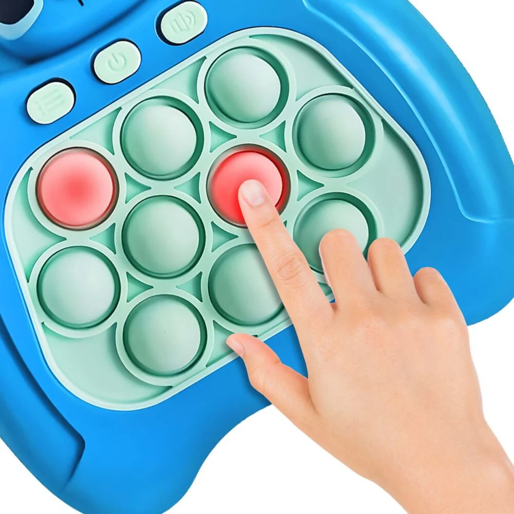 MG Pop It Stitch interaktívna hračka pre deti, modrá