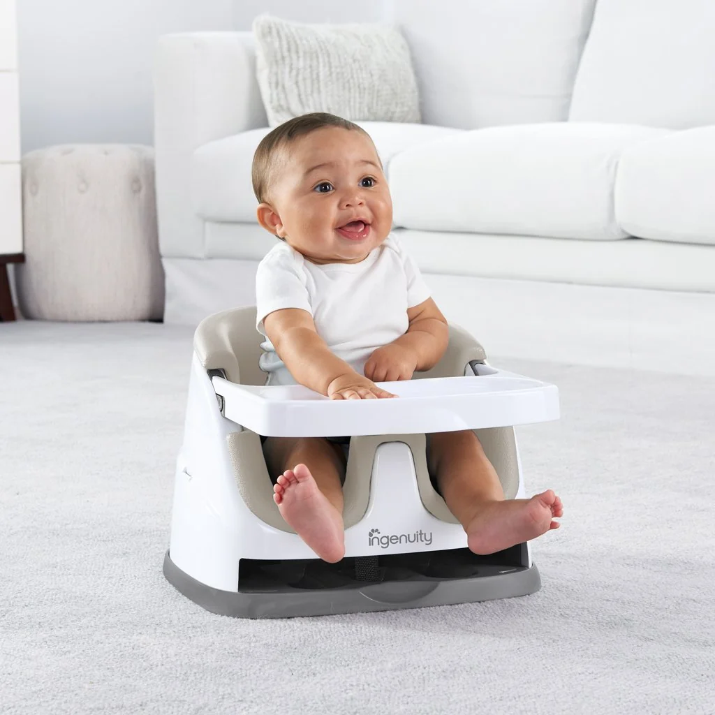 Podsedák na stoličku 2v1 Baby Base Cashmere 6m+ do 22kg