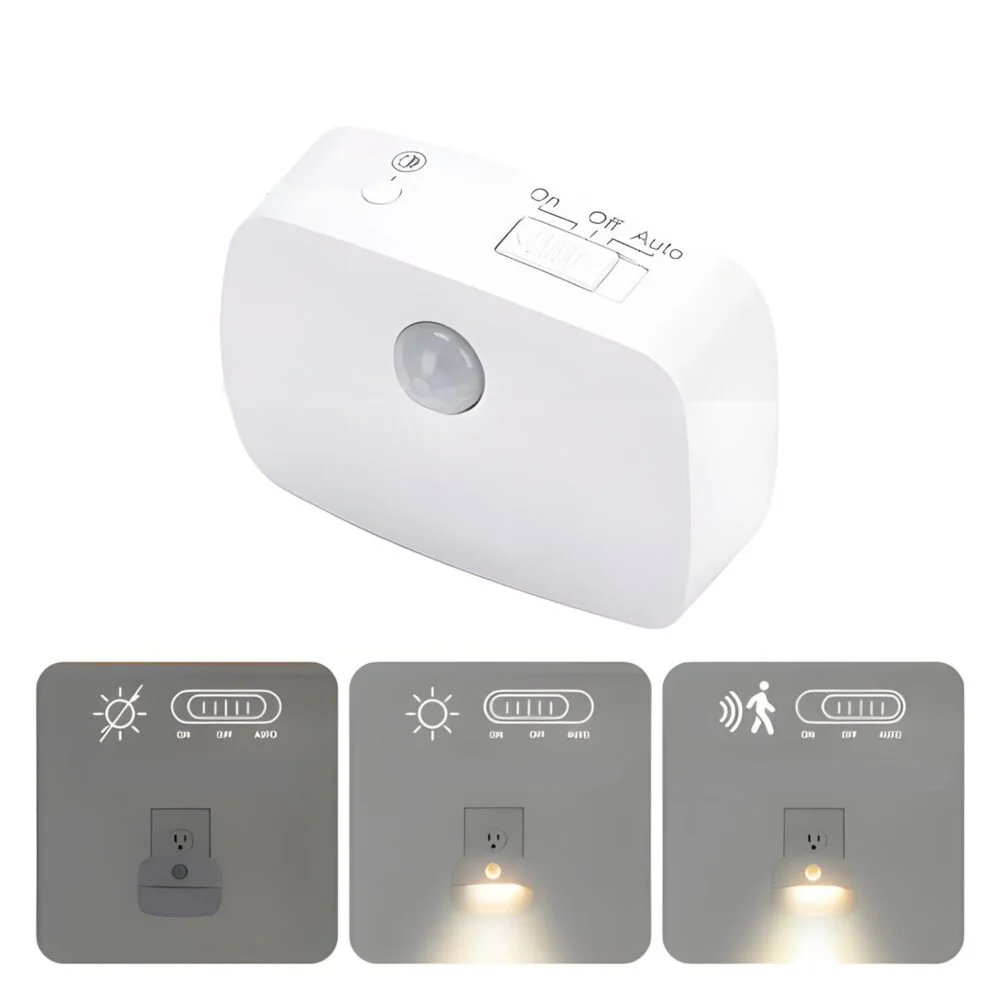 MG ZN07 LED bezdrôtová nočná lampa so snímačom pohybu, biela
