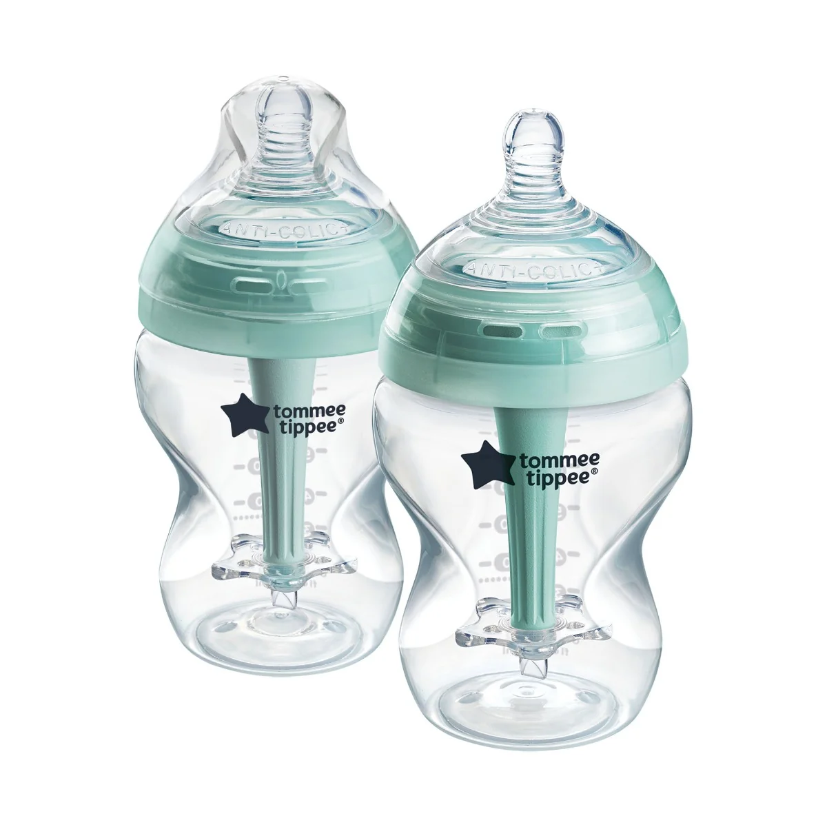 Tommee Tippee ADVANCED ANTI-COLIC Samosterilizačná Dojčenská Fľaša 1×2 ks, dojčenská fľaša