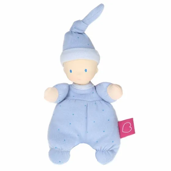 Mini bábika miláčik - 15cm modrá