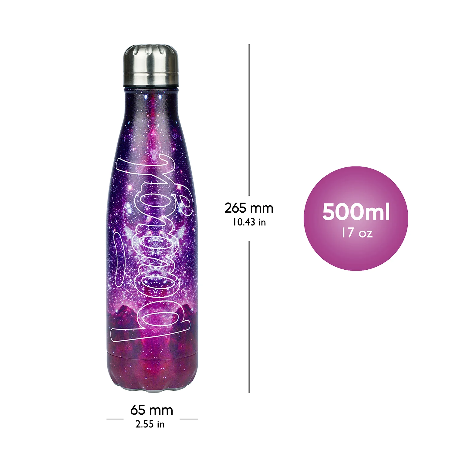 Baagl Termofľaša Galaxy s kovovým viečkom 500 ml 500 ml
