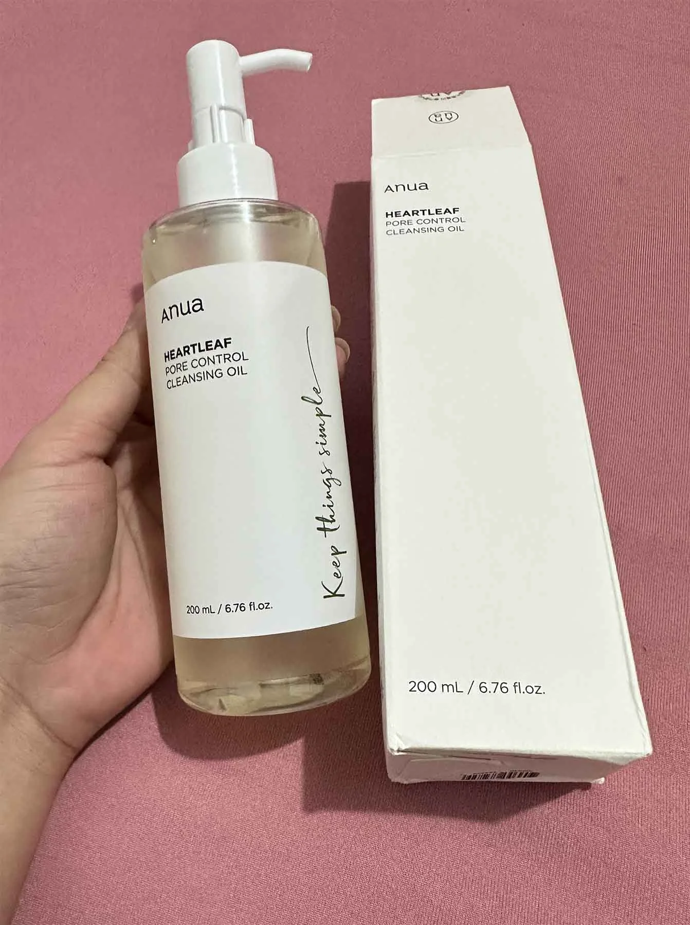 Anua Heartleaf Pore Control Cleansing Oil čistiaci a odličovací olej na tvár 200 ml