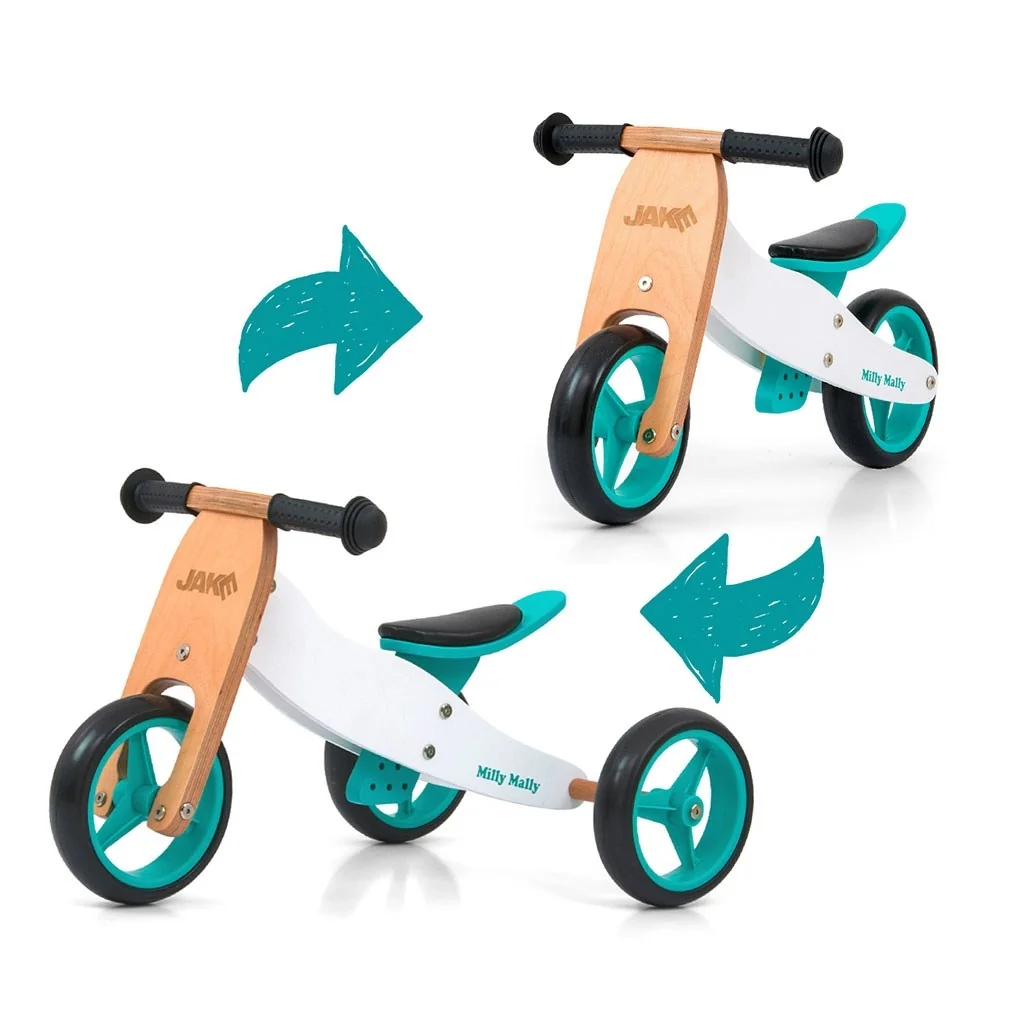 Detské multifunkčné odrážadlo bicykel 2v1 Milly Mally JAKE