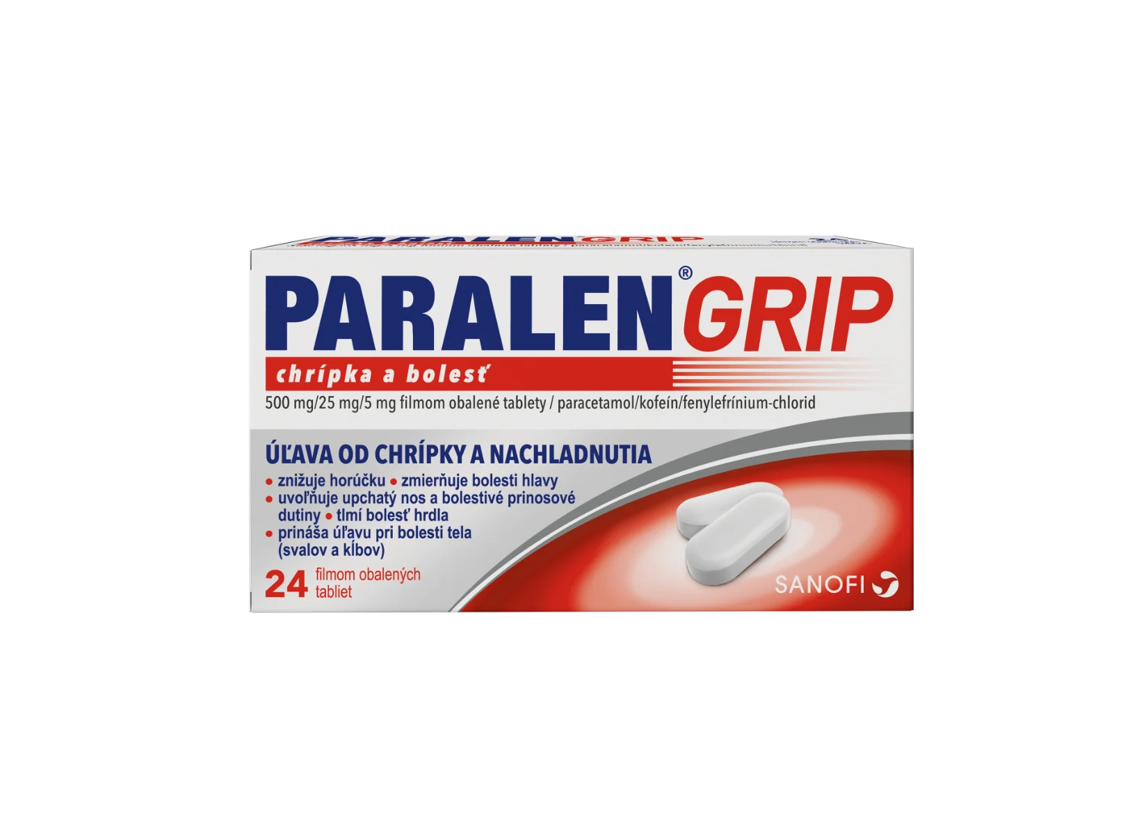 Paralen Grip Chrípka a bolesť 24 tbl