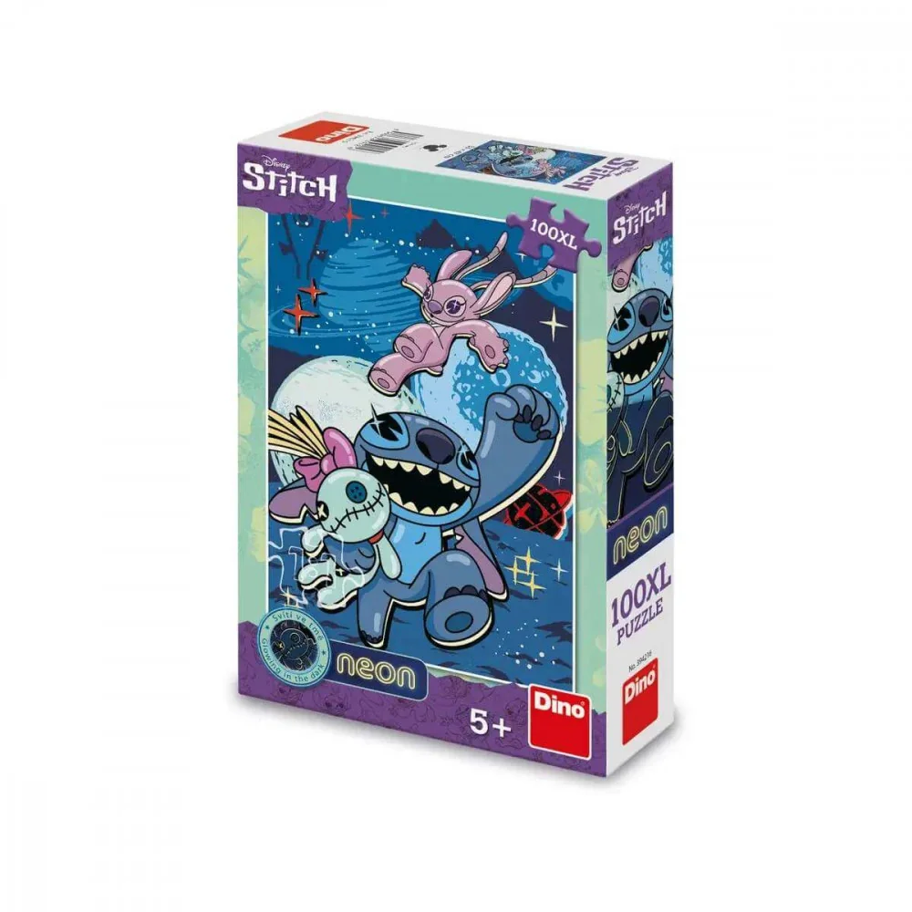 Puzzle Stitch 100 xl dielikov neón-DINOTOYS