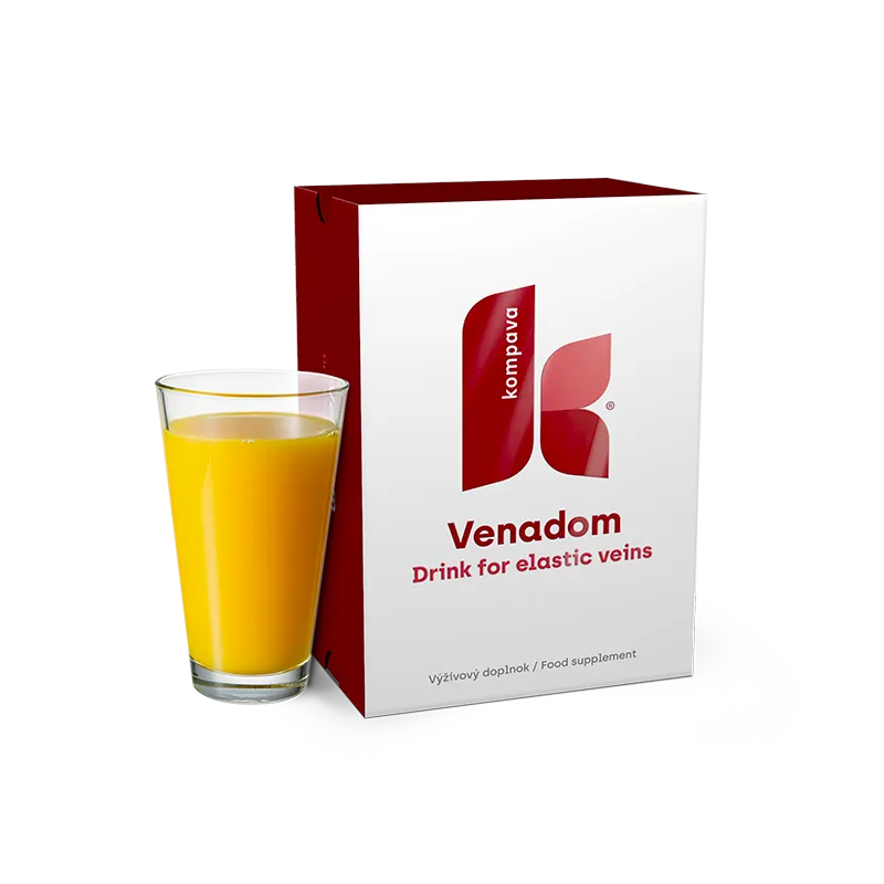 KOMPAVA VENADOM 25x11G 25KS 1×25 ks, unikátna výživa ciev