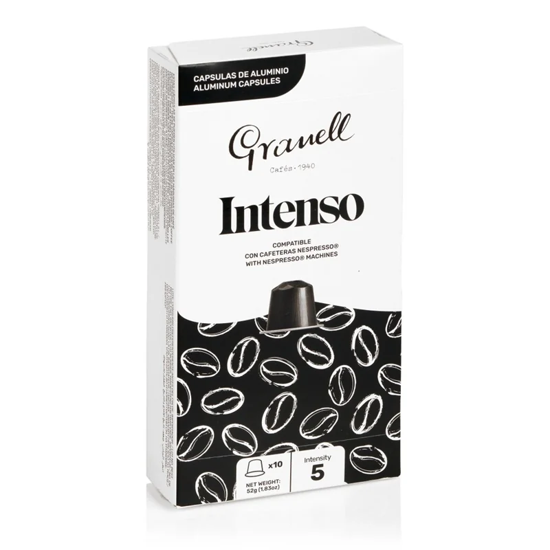 GRANELL Espresso Intenso, kapsule pre nespresso® 30 kapsúl, 50 % Arabica, 50 % Robusta