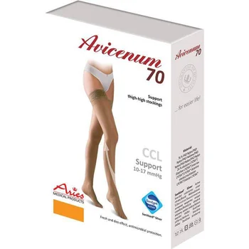 AVICENUM 70 DEN stehenné pančuchy telové - 8030 - Veľkosť L