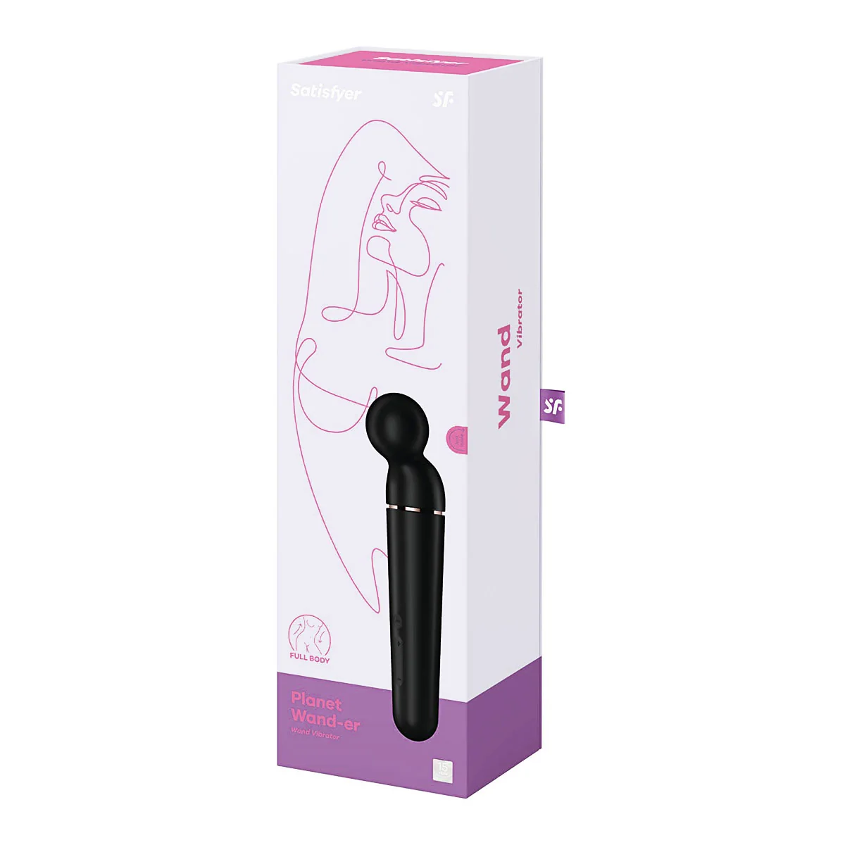 SATISFYER Planet Wand-er Black - Masážna hlavica