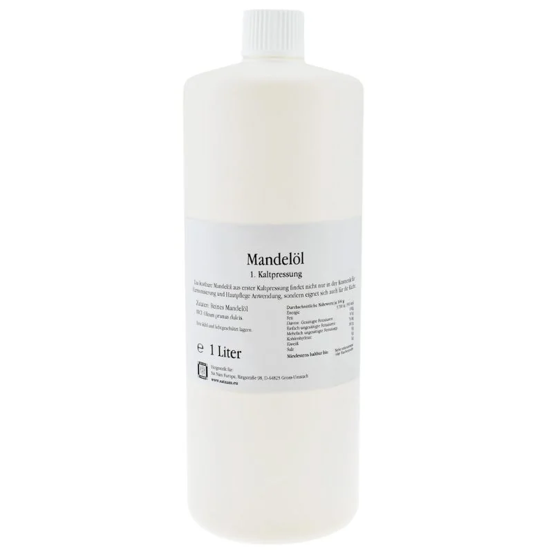 Sat Nam čistý mandľový olej lisovaný za studena, potravinárska kvalita 250 ml, 1000 ml 10586/1