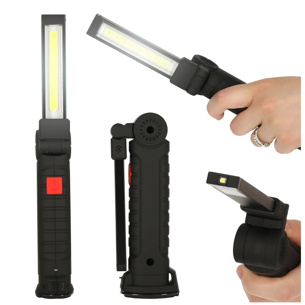 Dielenské LED svietidlo USB COB s magnetom – 200 lm, 5 režimov