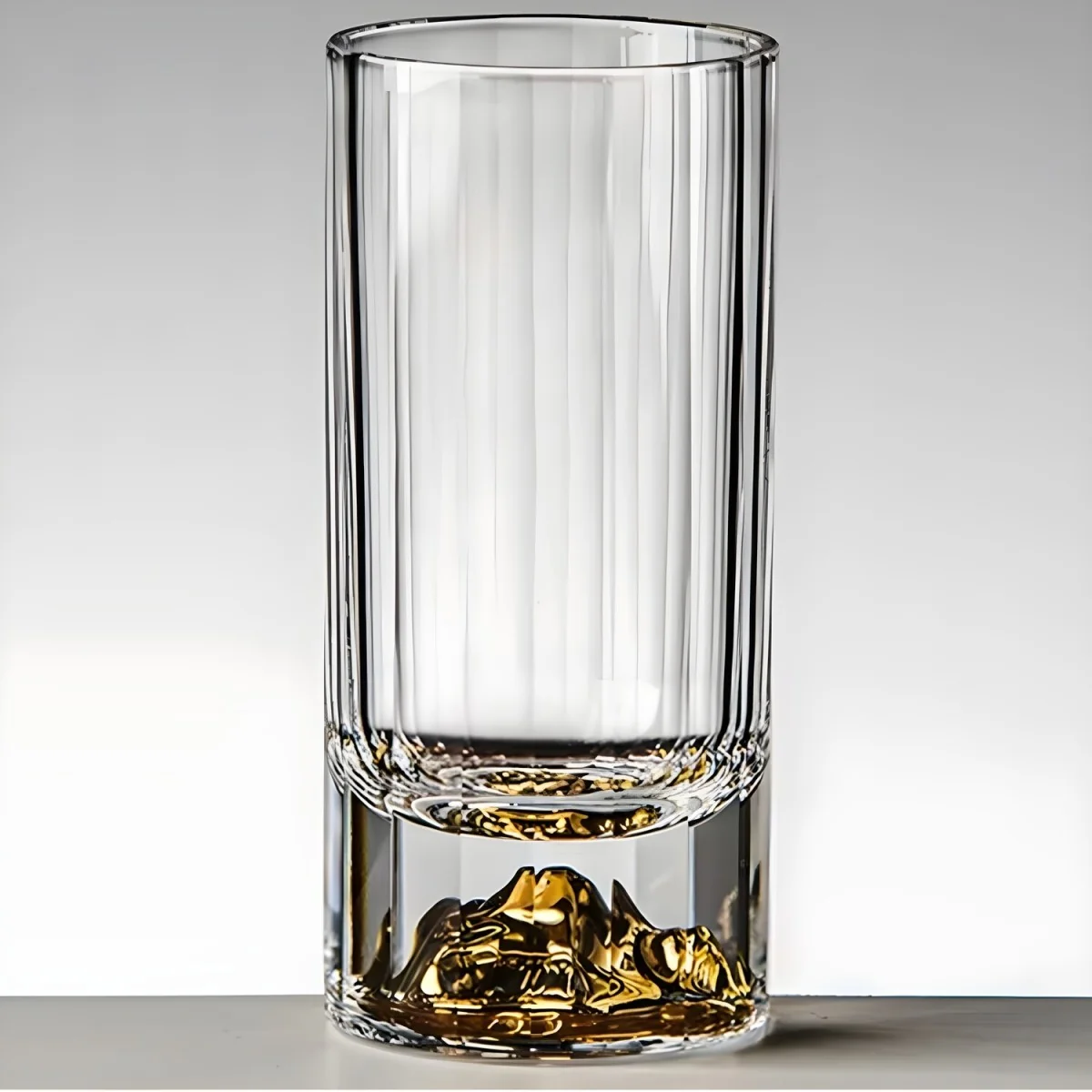 Krištáľový pohár so zlatým detailom 100ml