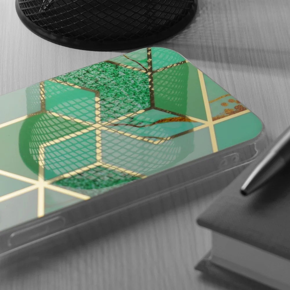 Marble pudro pre Oppo A78 4G - Zelená