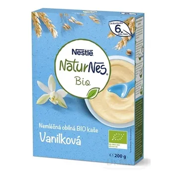 Nestlé NaturNes BIO Vanilková 1×200 g, nemliečna obilná kaša