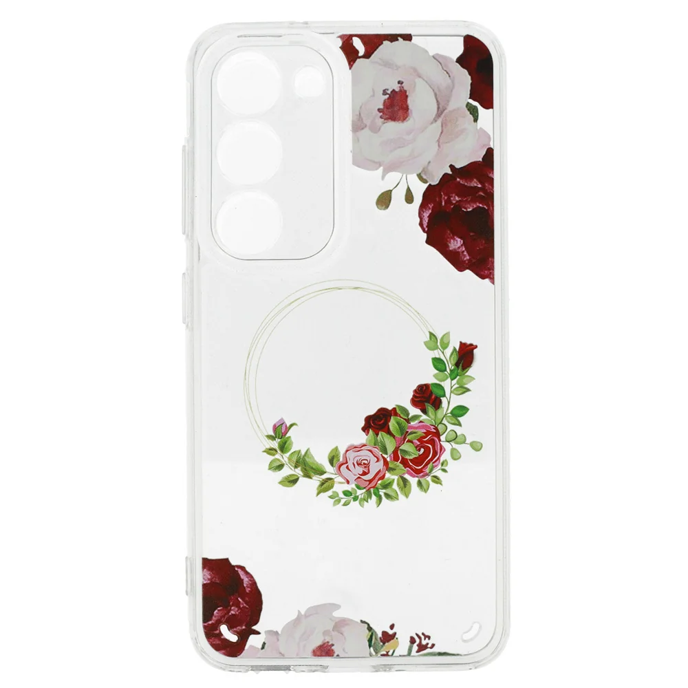MG Flower kryt na Samsung Galaxy A33 5G, red flower 