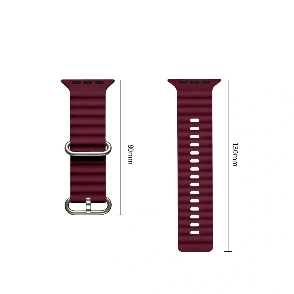 Tech-Protect Iconband Pro remienok na Apple Watch 44 / 45 / 46 / 49 mm, deep burgundy