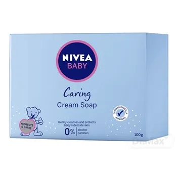 NIVEA BABY Krémové mydlo 1×100 g, mydlo