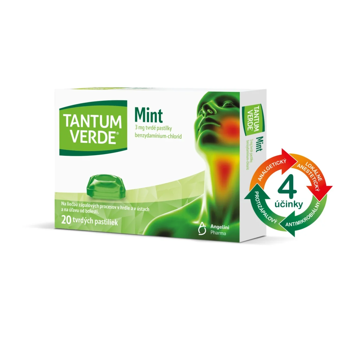 Tantum Verde Mint 1×20 ks, liek