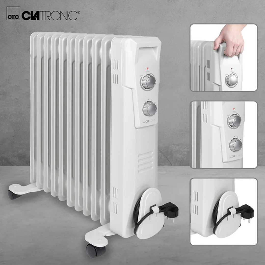 Clatronic RA 3737 olejový radiátor 11-lamelový 2300 W