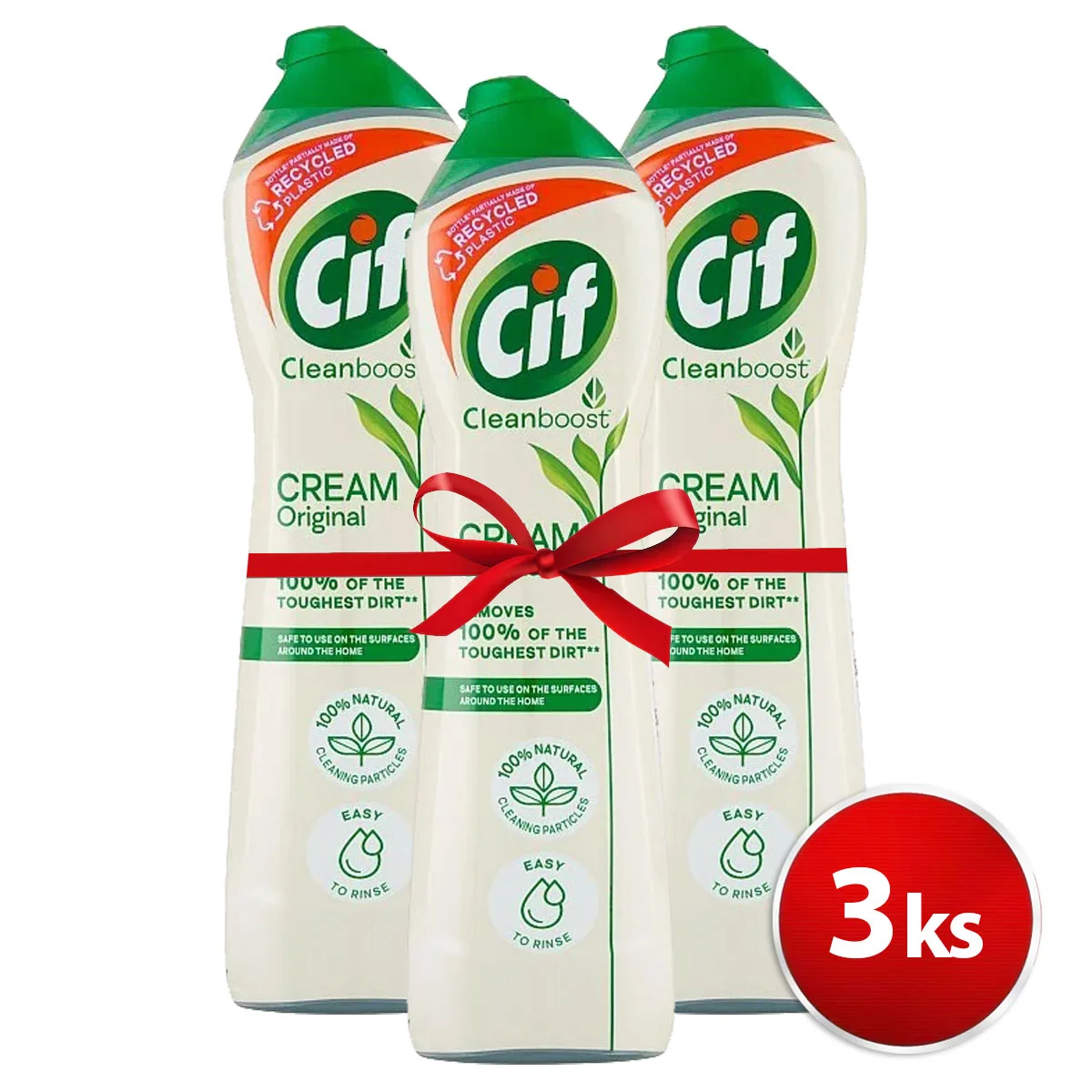 SET 3ks CIF tekutý prášok 500ml Original 3x 500ml, tekutý prášok