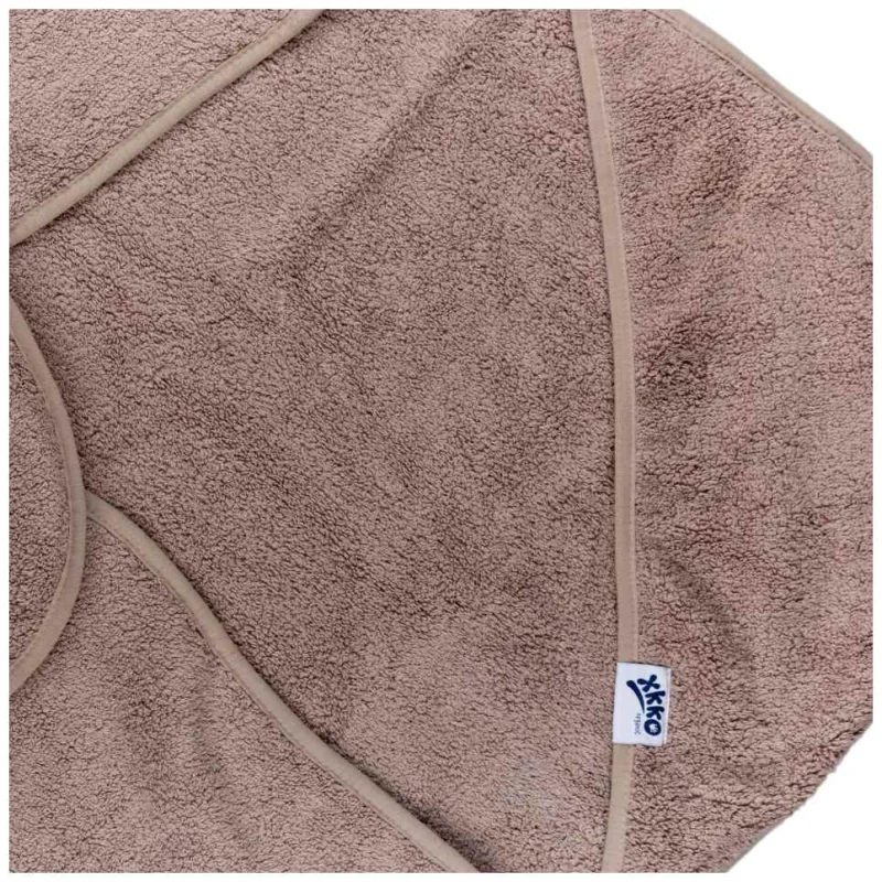 XKKO Organic detská froté osuška s kapucňou 90x90 Atmosphere