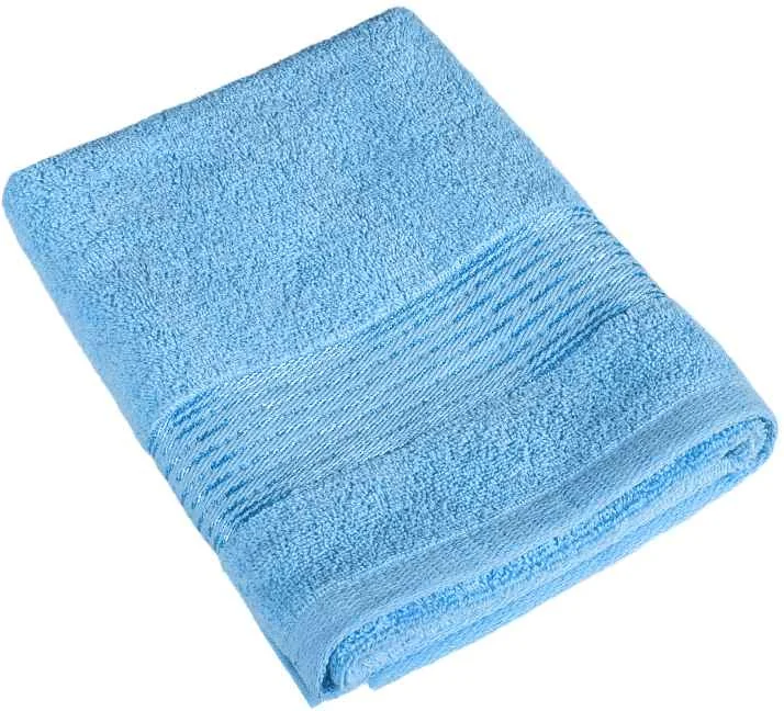 Froté osuška Kamilka prúžok 450g 17/25 modrá 70x140cm 1×1 ks, osuška