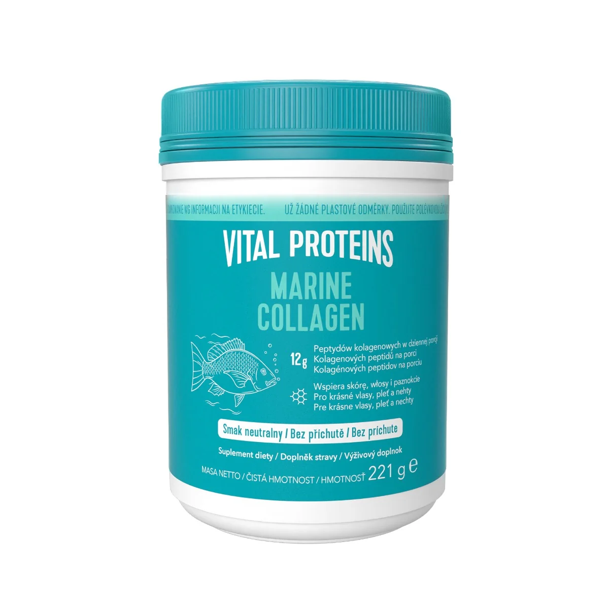 VITAL PROTEINS MARINE COLLAGEN 1×221 g, produkt s obsahom kolagénu